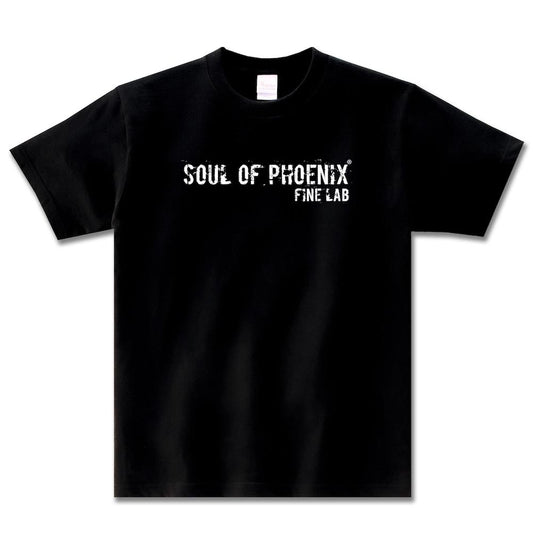 SOUL OF PHOENIX ベーシックTシャツ ブラック×ホワイト