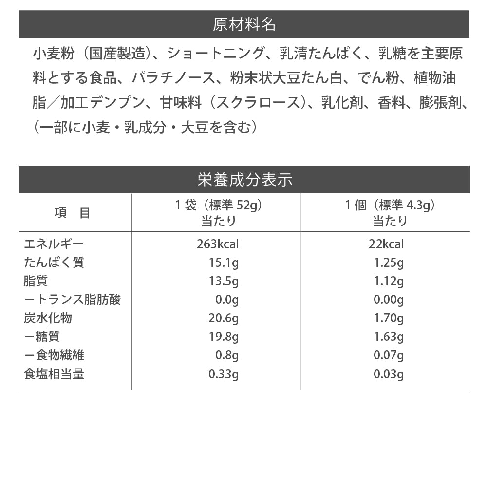 プロテインウエハースBOX（20個入り）　バニラキャラメル風味