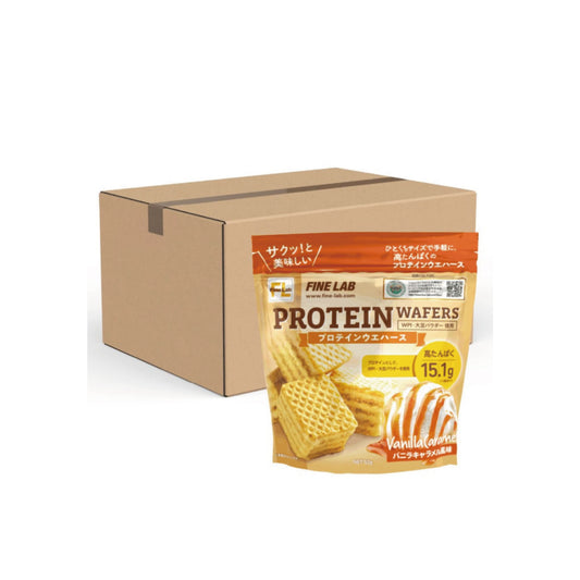 プロテインウエハースBOX（20個入り）　バニラキャラメル風味