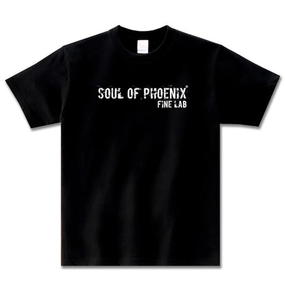 SOUL OF PHOENIX　ベーシックTシャツ　ブラック×ホワイト