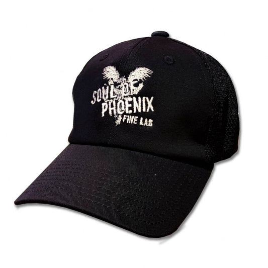 SOUL OF PHOENIX　メッシュキャップ ブラック×ホワイト
