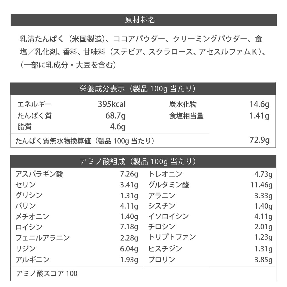 ホエイプロテインコンセプトR 1kg チョコレート風味