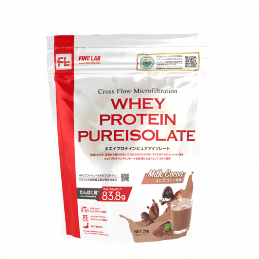 ホエイプロテインピュアアイソレート 2kg ミルクココア風味
